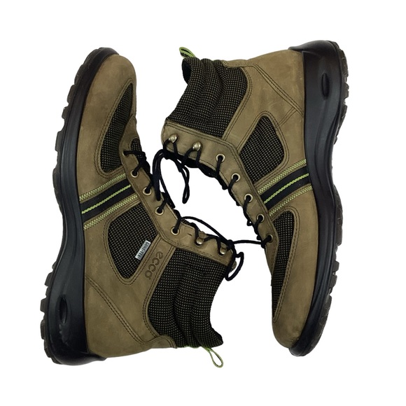 ECCO Gore-Tex Waterproof Leather Mesh Hiking Boot - Picture 3 of 13